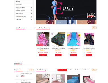 eCommerece fashion website